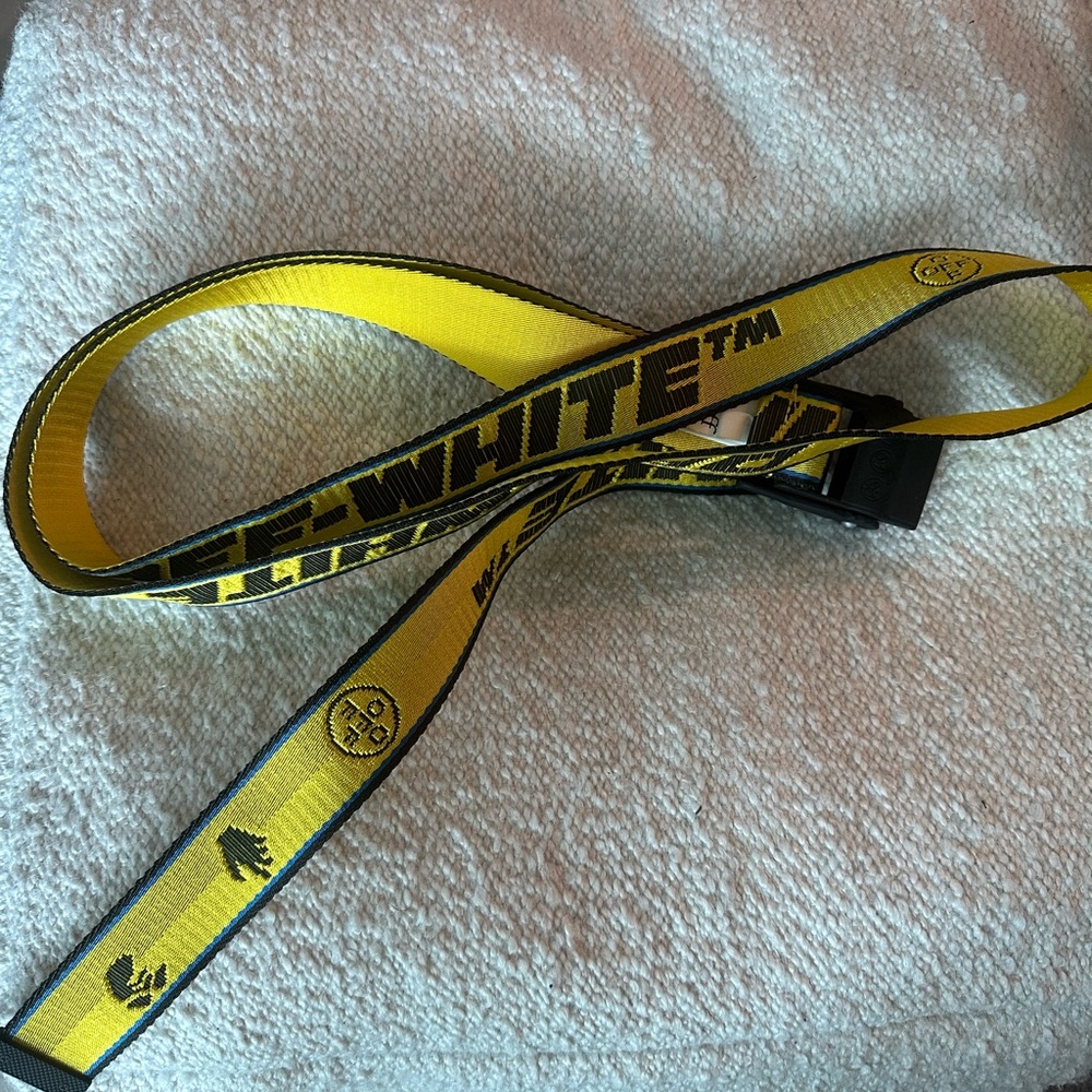 Off White classic industrial long belt